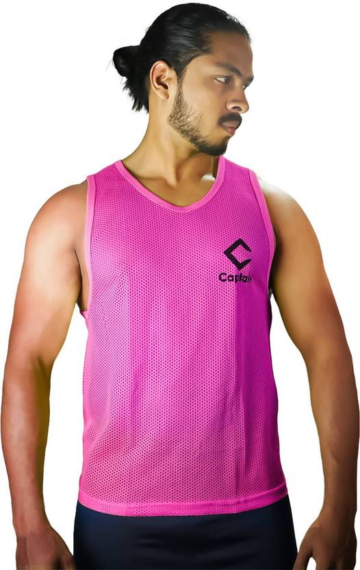CAPTAIN SPORTS BIB ROUND NECKLINE DOTED Small Football, Hockey Bib