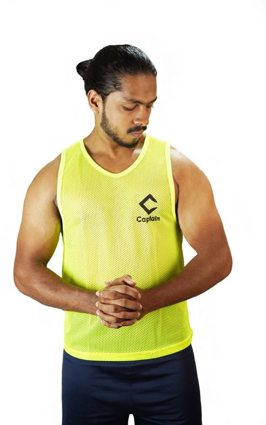 CAPTAIN SPORTS BIB ROUND NECKLINE DOTED X-Large Football, Hockey Bib