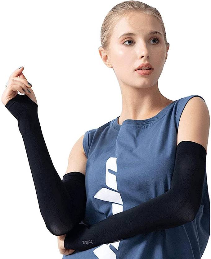 GREENPORT Nylon, Cotton Arm Sleeve For Men & Women