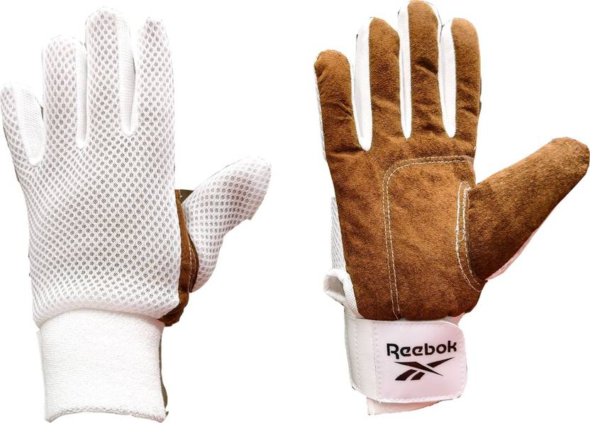 REEBOK Match Chamois Leather Palm Cricket Inner Gloves