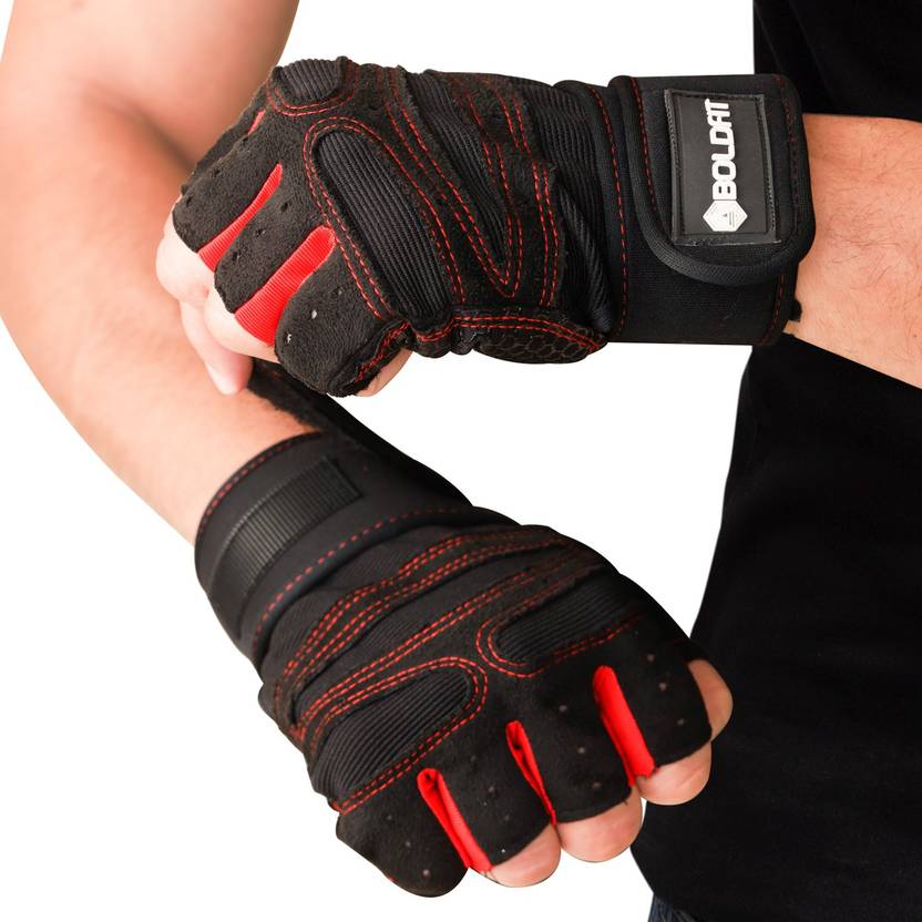 BOLDFIT Gym Gloves For Men Women Hand Gloves For Men Gym Hand Glove Men