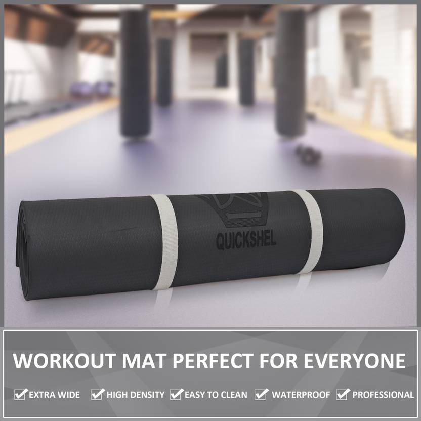 Quick Shel Extra Large (3ft x 6ft) Anti skid , NonToxic Phthalate Free (Just like TPE) Black 6