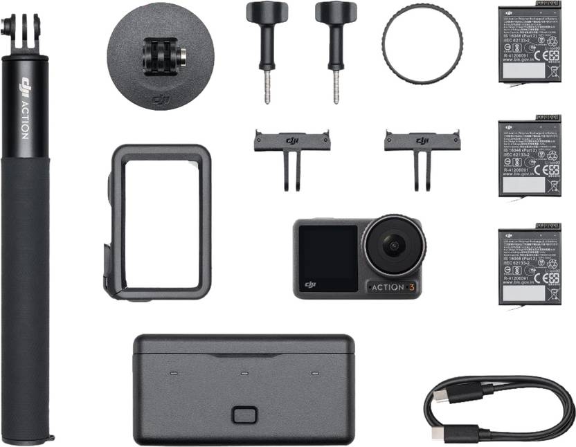 dji OSMO Action 3 Adventure Combo Sports and Action Camera Price in