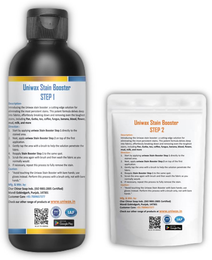 Uniwax Stain Booster 200ml - Image 2
