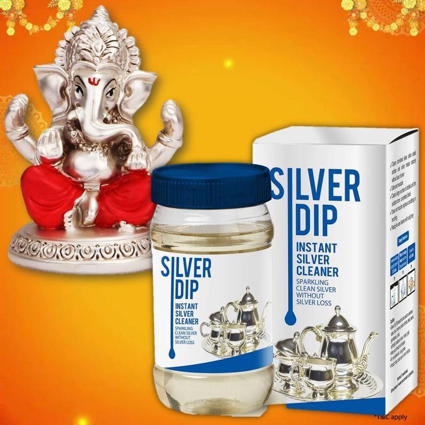 SILVER DIP Modicare silver cleaning New Dip Instant Cleaner for a bright and tarnish 300ML Stain Remover