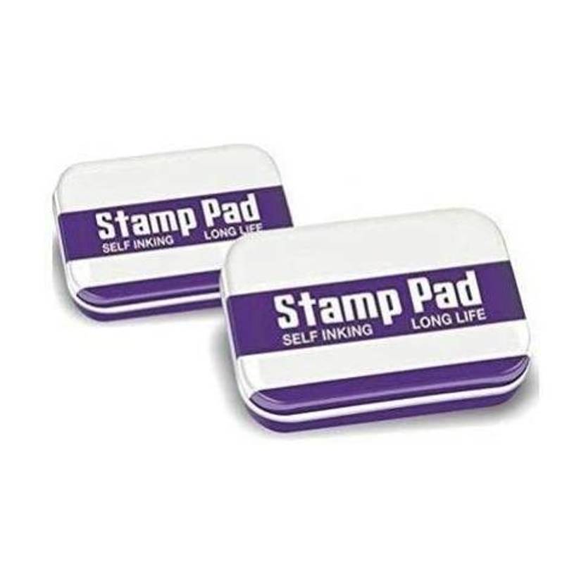Brightstar Metal Stamp Pad Pack of 2 (Set Of 2, Blue)