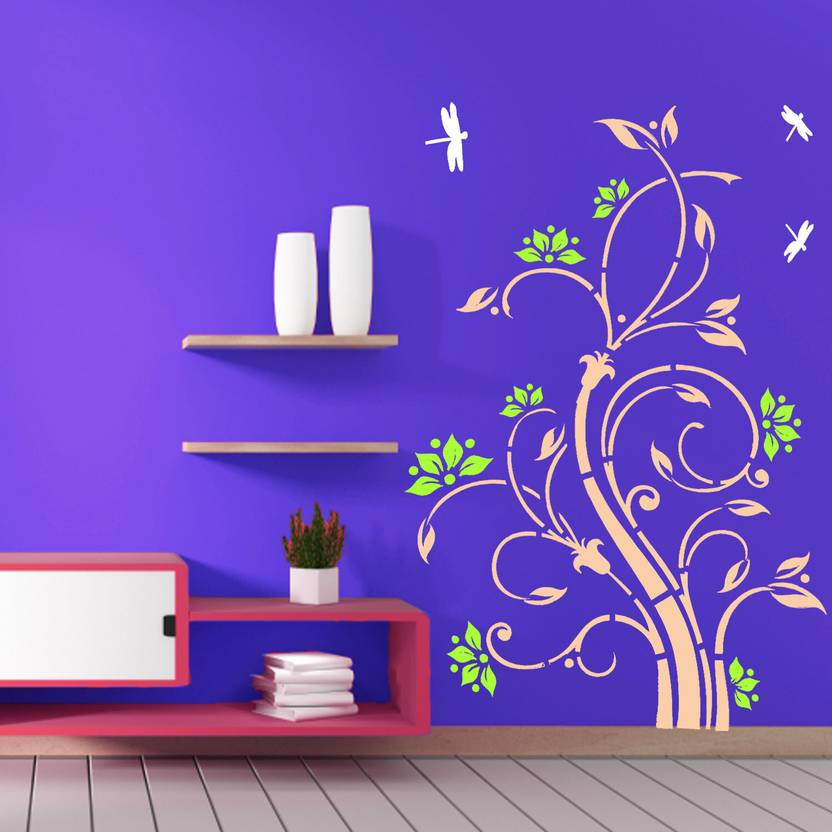 JAZZIKA New-PK2-40310-41006 Painting Home Wall Decor Stencil