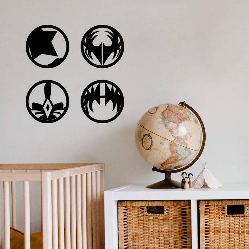 SnappyVinyl 29 cm Kiss Heavy Metal Rock Band Self Adhesive Sticker