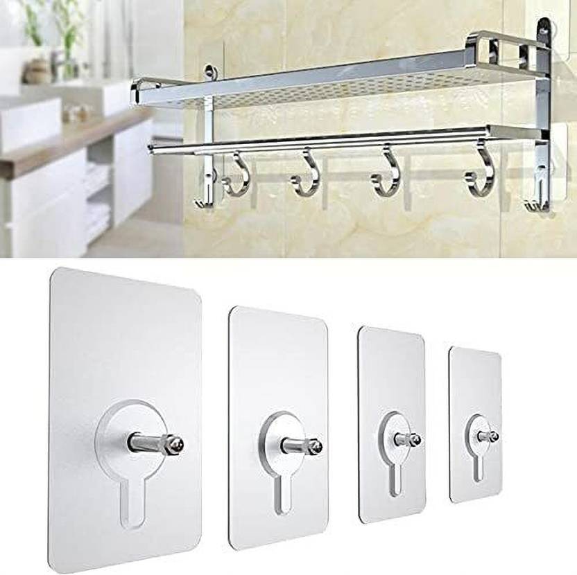 AMMEDARSHAN Pack of 20 Pcs No Drilling-Sticky screw hooks-perfect for smooth walls x20.102 Bedside Organizer