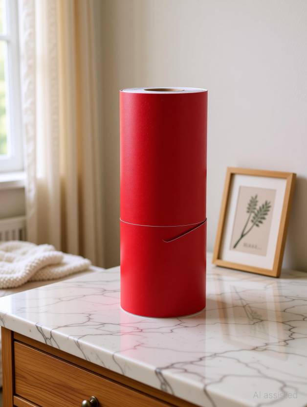 RoyalDecore 500 cm RD-520 RED-5M Self Adhesive Sticker
