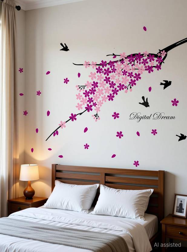 Aquire 150 cm New Modern Art & Trendy Wall Stickers for Home Decoration, Living Room, Bedroom Self Adhesive Sticker