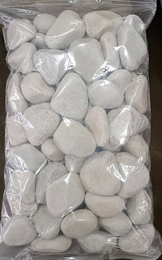 MYKITCHENGARDEN WP-1KG Polished Round Rock Stone