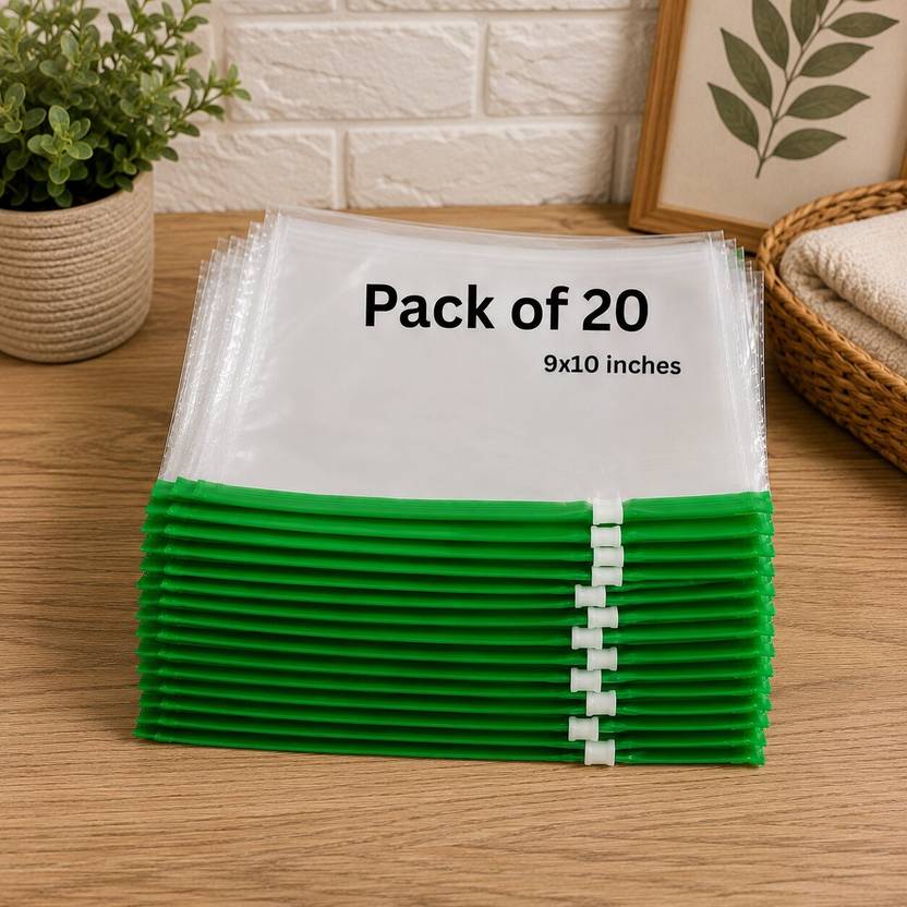 LUXMINT Zip Lock Bag Zip Lock Pouch Zip Lock Cover Reusable Storage Bag Plastic Storage Pouch
