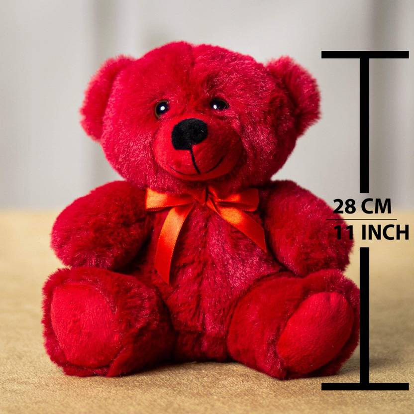 Toyingly Red Super Soft Teddy Bear Plushie toy for Girl/Boy Cuddling