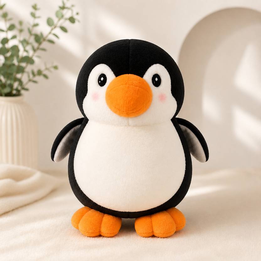 beketo Black Penguin Soft Toy for Kids – Cute & Cuddly Plush Toy for Boys & Girls  - 32 cm