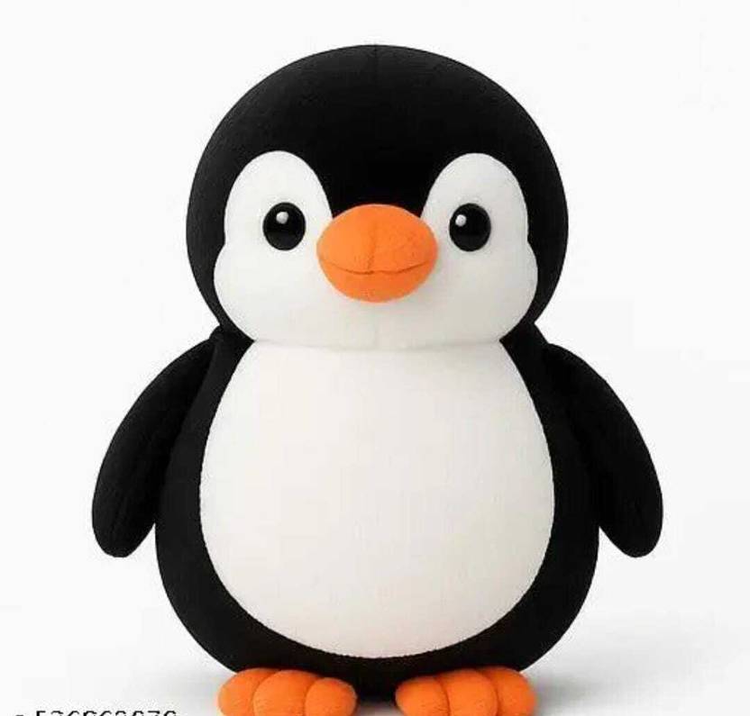 beketo Penguin, Plush Soft Toy for Boys, Girls and Kids - 17 cm (Black)  - 20 mm