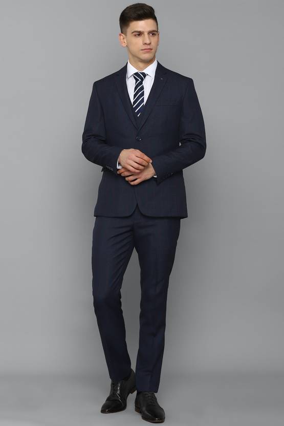 [Size 44] LOUIS PHILIPPE Men 2 peace suit Checkered Suit
