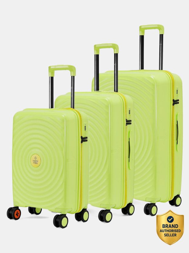 NASHER MILES 3-Piece Hard Body Luggage Set Pack of 3 - Image 8