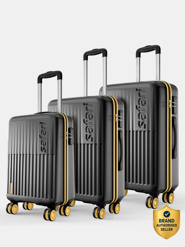 SAFARI ASTRA NEO 30 inch Champagne Luggage Set Pack of 8 - Image 10