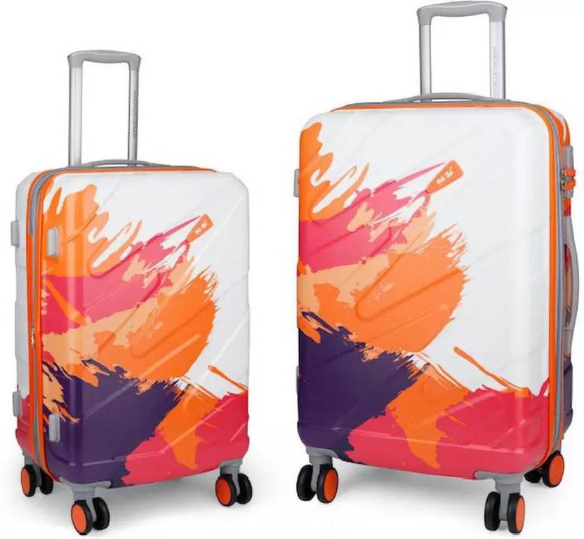 Travelinn ECHOLITE/SWISS ERA Hard Body Luggage Trolley Bag Set of 2