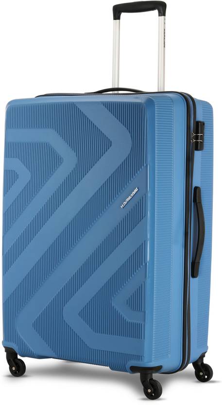 Medium Check-in Suitcase (68 cm) 4 Wheels - KAM KIZA SP - Blue deal from flipkart