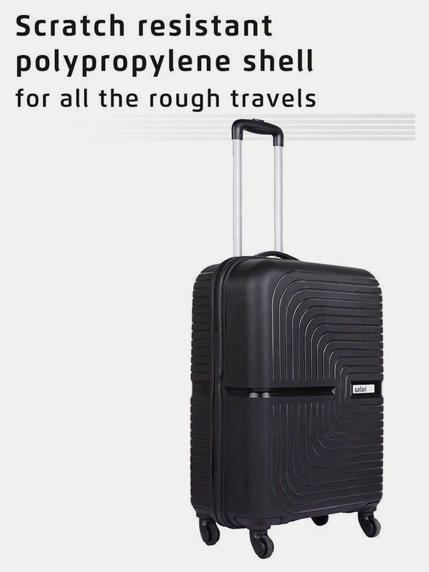 SAFARI Eclipse 55 22 inch Black Cabin Suitcase 4 Wheels - Image 8