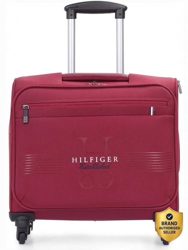 TOMMY HILFIGER Small Overnighter & Briefcase (33 cm) 8 Wheels - Formington - Maroon
