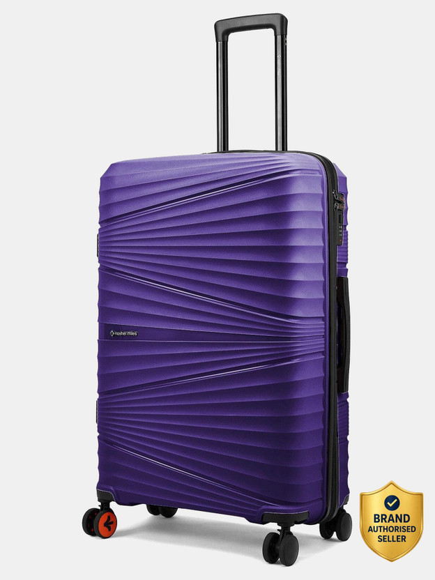 Click to enlarge NASHER MILES Large Check-in Suitcase (75 cm) 8 Wheels - Mumbai Ha...more