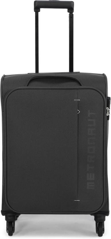 METRONAUT Small Cabin Suitcase (55 cm) 4 Wheels - Edge - Black