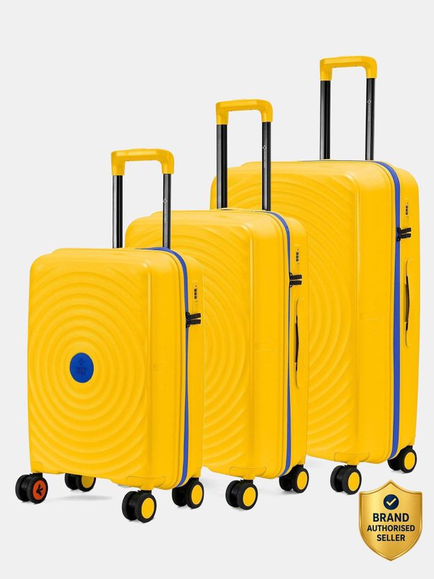 NASHER MILES 3-Piece Hard Body Luggage Set Pack of 3