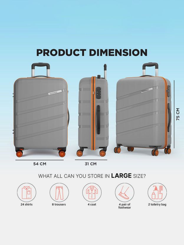 Magnum Safari 75 cm 8-Wheel Suitcase - Image 7