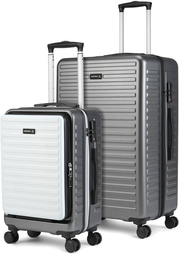 Assembly Luggage Polycarbonate Trolley Bag Combo 2 Set Cabin Trolley