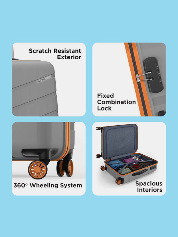 Magnum Safari 75 cm 8-Wheel Suitcase - Image 3