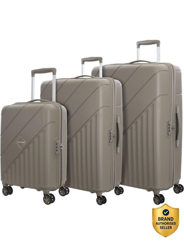 Click to enlarge Kamiliant by American Tourister Hard Body Set of 3 Luggage 8 Whee...more
