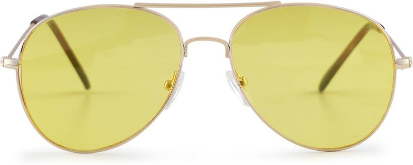 Redex UV Protection, Night Vision, Riding Glasses Aviator Sunglasses (56)