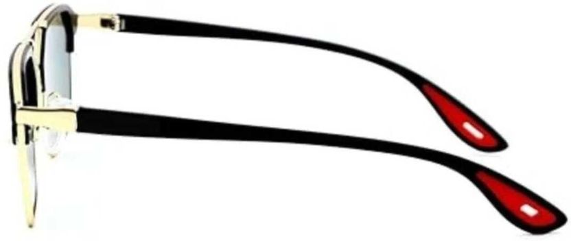 FizzFusion UV Protection Retro Square Sunglasses - Image 6
