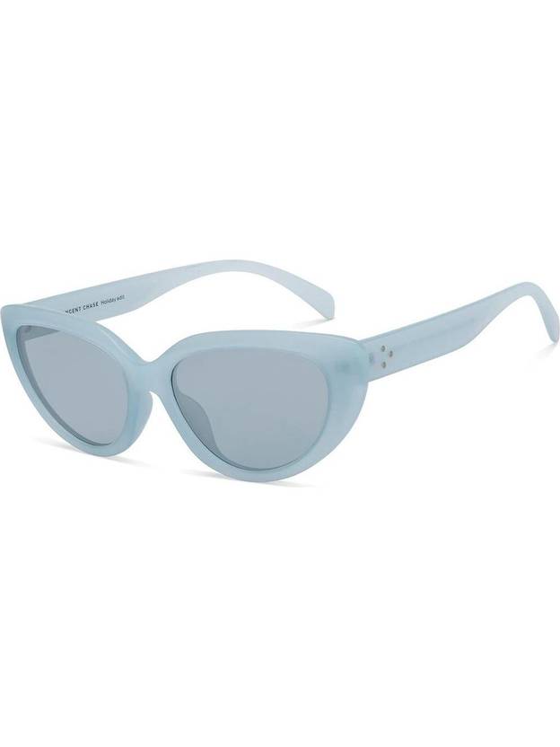 VINCENT CHASE by Lenskart Mirrored, UV Protection Cat-eye Sunglasses (58)