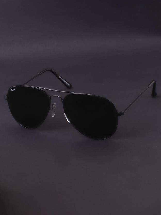 Irayz Toughened Glass Lens, UV Protection, Riding Glasses Aviator Sunglasses (62)