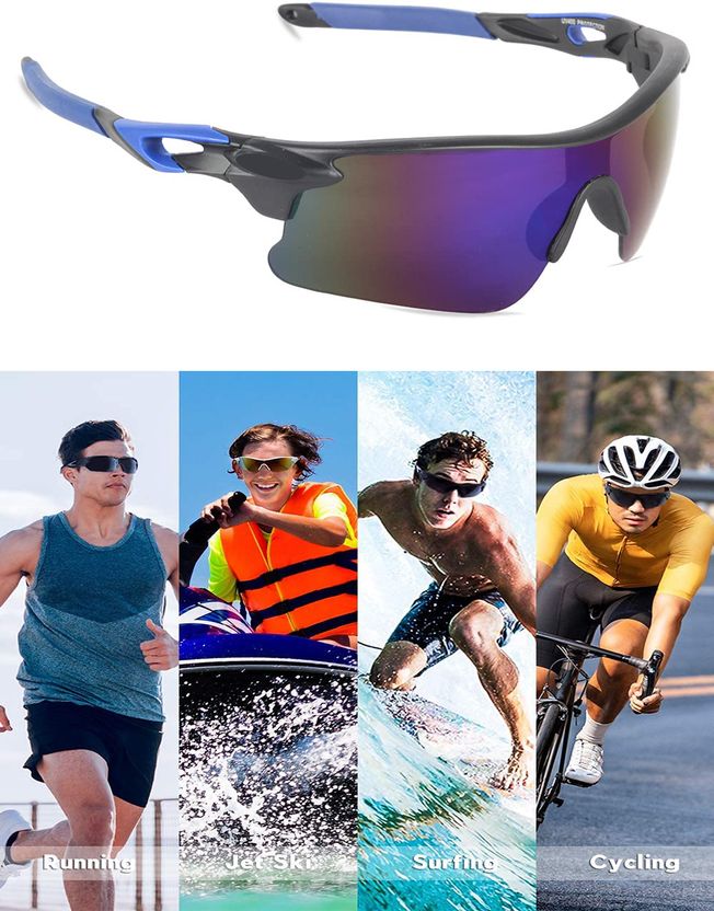 Torres White & Red Sports Sunglasses - Image 8