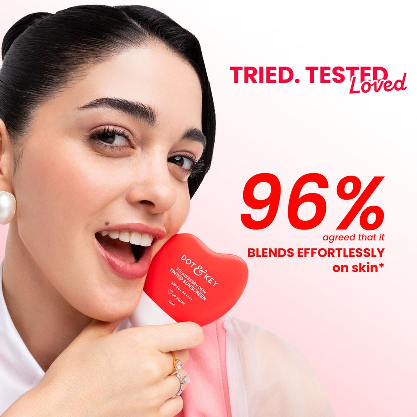 Dot & Key Strawberry Dew Tinted Sunscreen SPF 50+ PA++++ - Image 7