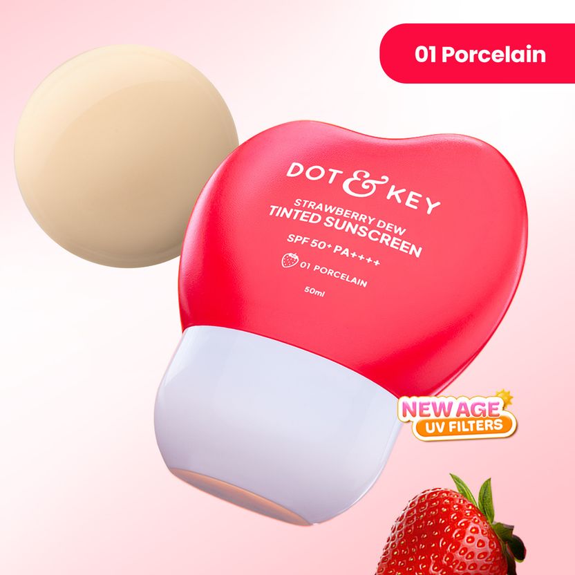 Dot & Key Strawberry Dew Tinted Sunscreen SPF 50+ PA++++ - Image 3