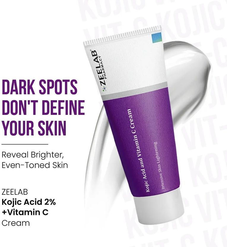 zeelab Vitamin C Cream With Kojic Acid 2% (40 g) - Image 4