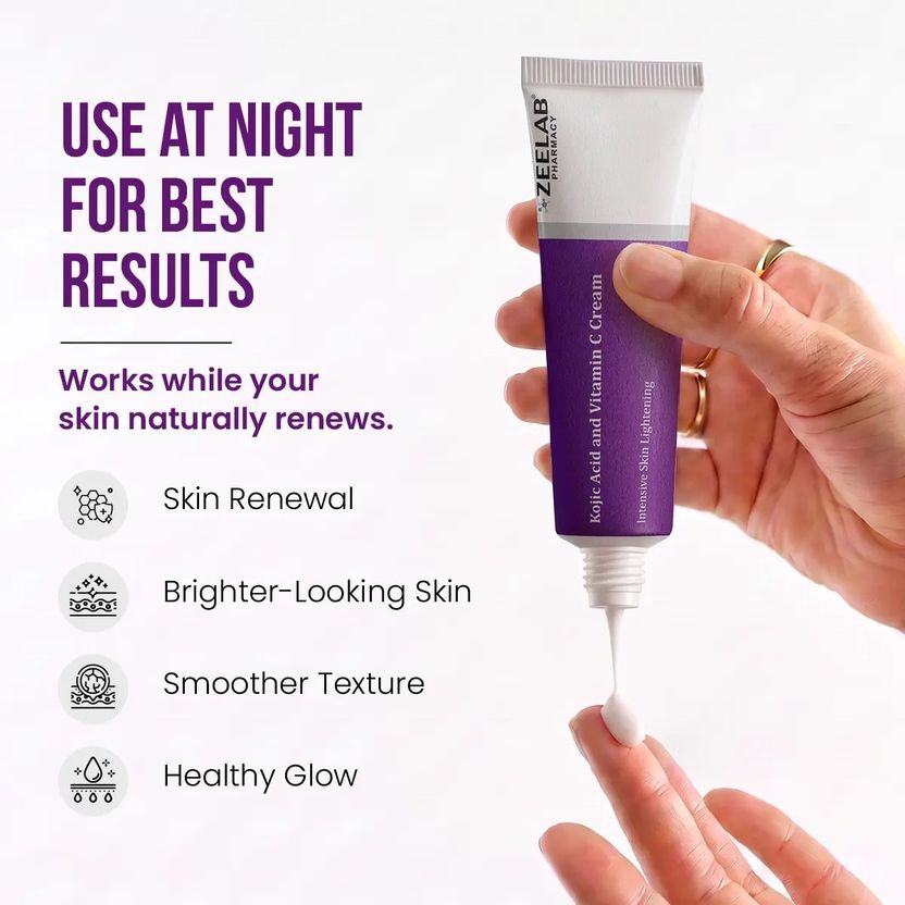 zeelab Vitamin C Cream With Kojic Acid 2% (40 g) - Image 6