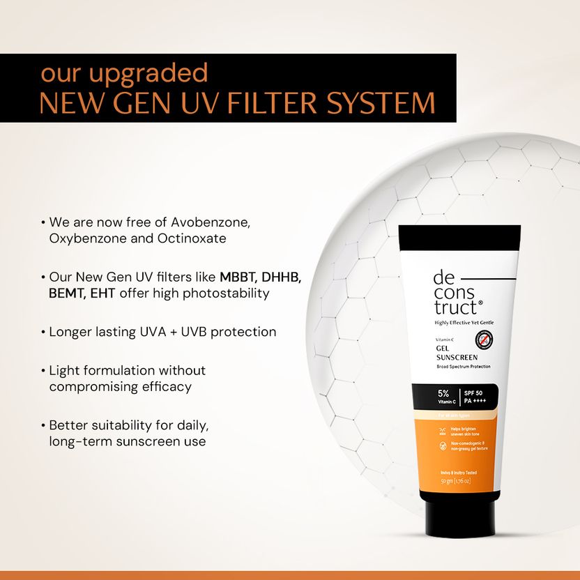 Deconstruct Sunscreen SPF 50 PA++++ 5% Vitamin C 50g - Image 7