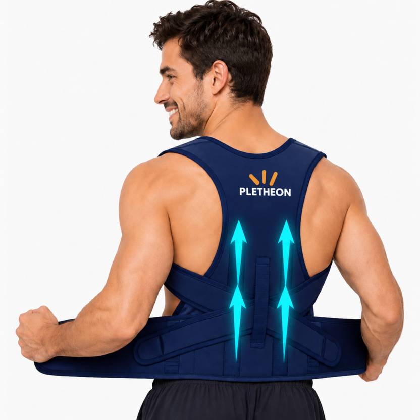 PLETHEON Posture belt for men and women for back pain Posture Corrector Back / Lumbar Support