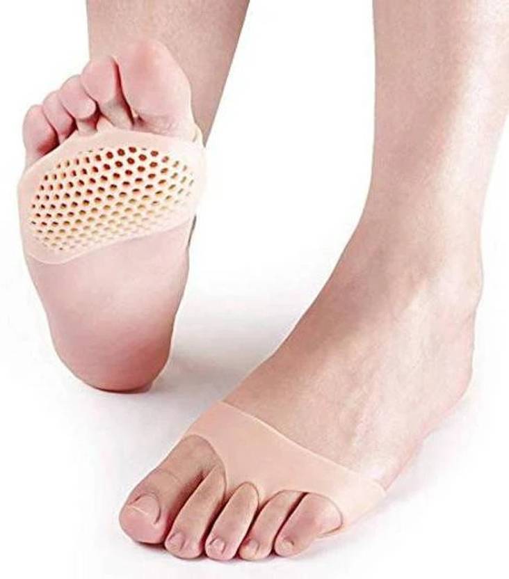 curve creation Soft Silicon Gel Half Toe Forefoot Pads For Pain Relief heel silicone gel socks Heel Support