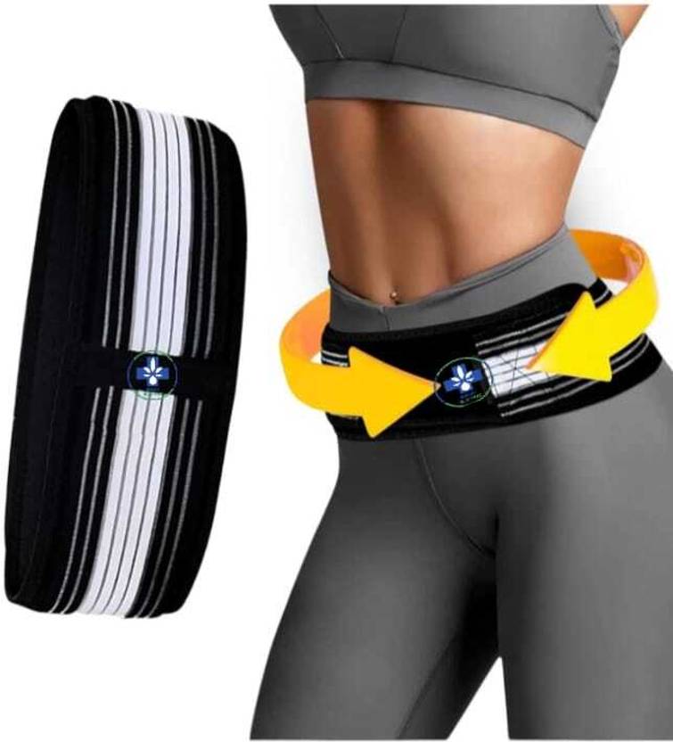 BRIJJ HELTH CARE Hip Sciatica Support Back / Lumbar Support (Black, White) Back / Lumbar Support