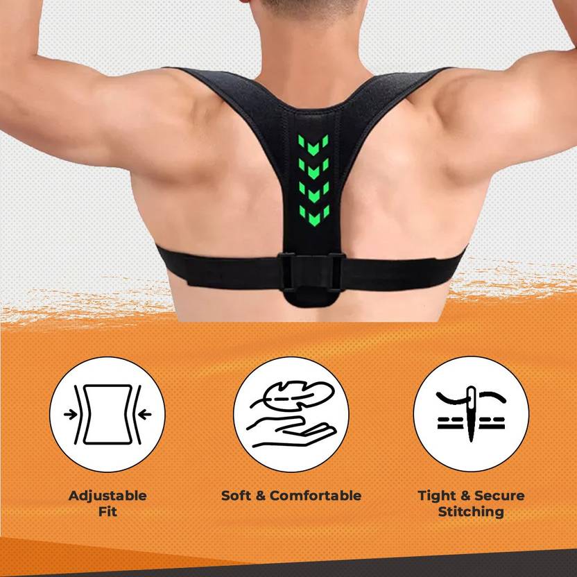 SKUDGEAR Adjustable Back Brace, Hunchback Corrector, Scoliosis