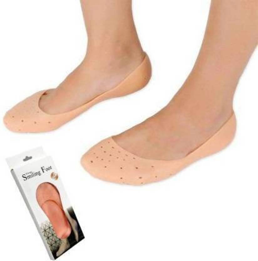 dreamzprime Silicone AntiHeel Crack Sock Moisturizing HeelFoot with Soft Silicone Gel Lining Foot Support