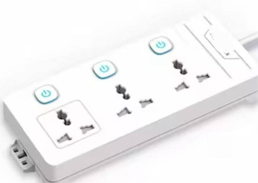 BAHUL BAHUL 2+2 Socket Extension Board with 2 Meter Long Wire 3 Socket Extension Boards